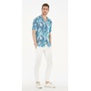 image:imageHawaii Hangover Family Matching Hawaiian Clothes Simply Blue Leaves  Family matching Hawaiian outfits Simply Blue Leaves lightweight rayon machine washable tropical leaf print luausMen Short Sleeve
