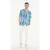 image:imageHawaii Hangover Family Matching Hawaiian Clothes Simply Blue Leaves  Family matching Hawaiian outfits Simply Blue Leaves lightweight rayon machine washable tropical leaf print luausMen Short Sleeve