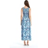 image:imageHawaii Hangover Family Matching Hawaiian Clothes Simply Blue Leaves  Family matching Hawaiian outfits Simply Blue Leaves lightweight rayon machine washable tropical leaf print luausWomen Maxi Tank