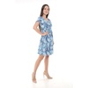 image:imageHawaii Hangover Family Matching Hawaiian Clothes Simply Blue Leaves  Family matching Hawaiian outfits Simply Blue Leaves lightweight rayon machine washable tropical leaf print luausWomen Short Rahee