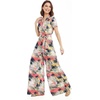 image:imageMatchable Couple Hawaiian Shirt or Jumpsuit Signature Prints Hibiscus  Sold Individually Matchable Couple Collection Soft Rayon Fabric Signature Tropical Prints Vacation ReadyWomen Neon Sunset Pink