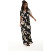 image:imageMatchable Couple Hawaiian Shirt or Jumpsuit Signature Prints Hibiscus  Sold Individually Matchable Couple Collection Soft Rayon Fabric Signature Tropical Prints Vacation ReadyWomen Hibiscus Black