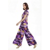 image:imageMatchable Couple Hawaiian Shirt or Jumpsuit Signature Prints Hibiscus  Sold Individually Matchable Couple Collection Soft Rayon Fabric Signature Tropical Prints Vacation ReadyWomen Sunset Purple