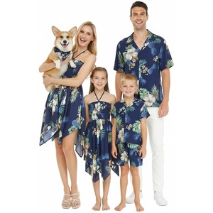 image:imageMatchable Family Hawaiian Luau Men Women Girl Boy Clothes in Pineapple Garden NavyWomen Hat