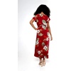 image:imageMatchable Couple Hawaiian Shirt or Wrap Dress Signature Prints Pineapple  Sold Individually Soft Rayon Fabric Lightweight Comfort Signature Tropical Prints Vacation ReadyWomen Pineapple Garden Burgundy