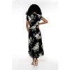 image:imageMatchable Couple Hawaiian Shirt or Wrap Dress Signature Prints Pineapple  Sold Individually Soft Rayon Fabric Lightweight Comfort Signature Tropical Prints Vacation ReadyWomen Pineapple Garden Black