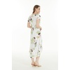 image:imageMatchable Couple Hawaiian Shirt or Wrap Dress Signature Prints Pineapple  Sold Individually Soft Rayon Fabric Lightweight Comfort Signature Tropical Prints Vacation ReadyMen Pineapple Garden White
