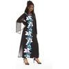 image:imageHawaii Hangover Family Matching Clothes Watercolor Orchid Black Turquoise  Family matching Hawaiian outfits Watercolor Orchid Black Turquoise quick dry stretch fabric machine washableWomen Maxi Tank With Sleeve