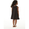 image:imageHawaii Hangover Family Matching Clothes Watercolor Orchid Black Turquoise  Family matching Hawaiian outfits Watercolor Orchid Black Turquoise quick dry stretch fabric machine washableGirl Round Neck Shift Side