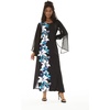 image:imageHawaii Hangover Family Matching Clothes Watercolor Orchid Black Turquoise  Family matching Hawaiian outfits Watercolor Orchid Black Turquoise quick dry stretch fabric machine washableWomen Maxi Tank With Sleeve