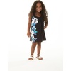 image:imageHawaii Hangover Family Matching Clothes Watercolor Orchid Black Turquoise  Family matching Hawaiian outfits Watercolor Orchid Black Turquoise quick dry stretch fabric machine washableGirl Round Neck Shift Side