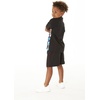 image:imageHawaii Hangover Family Matching Clothes Watercolor Orchid Black Turquoise  Family matching Hawaiian outfits Watercolor Orchid Black Turquoise quick dry stretch fabric machine washableBoy Short Sleeve Side