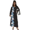 image:imageHawaii Hangover Family Matching Clothes Watercolor Orchid Black Turquoise  Family matching Hawaiian outfits Watercolor Orchid Black Turquoise quick dry stretch fabric machine washableWomen Maxi Tank With Sleeve