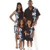 image:imageHawaii Hangover Family Matching Clothes Watercolor Orchid Black Turquoise  Family matching Hawaiian outfits Watercolor Orchid Black Turquoise quick dry stretch fabric machine washableWomen Tank