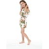 image:imageHawaii Hangover Family Matching Hawaiian Clothes Cream Rafelsia  Family matching Hawaiian outfits Cream Rafelsia lightweight rayon machine washable tropical floral print luaus cruisesGirl Romper