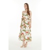 image:imageHawaii Hangover Family Matching Hawaiian Clothes Cream Rafelsia  Family matching Hawaiian outfits Cream Rafelsia lightweight rayon machine washable tropical floral print luaus cruisesWomen Maxi Ruffle
