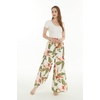 image:imageHawaii Hangover Family Matching Hawaiian Clothes Cream Rafelsia  Family matching Hawaiian outfits Cream Rafelsia lightweight rayon machine washable tropical floral print luaus cruisesWomen Wide Leg Pants