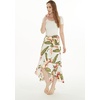 image:imageHawaii Hangover Family Matching Hawaiian Clothes Cream Rafelsia  Family matching Hawaiian outfits Cream Rafelsia lightweight rayon machine washable tropical floral print luaus cruisesWomen Wrap Ruffle Skirt