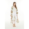 image:imageHawaii Hangover Family Matching Hawaiian Clothes Cream Rafelsia  Family matching Hawaiian outfits Cream Rafelsia lightweight rayon machine washable tropical floral print luaus cruisesWomen Maxi Kimono Cardigan