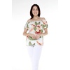 image:imageHawaii Hangover Family Matching Hawaiian Clothes Cream Rafelsia  Family matching Hawaiian outfits Cream Rafelsia lightweight rayon machine washable tropical floral print luaus cruisesWomen Offshoulder Ruffle Top