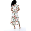 image:imageHawaii Hangover Family Matching Hawaiian Clothes Cream Rafelsia  Family matching Hawaiian outfits Cream Rafelsia lightweight rayon machine washable tropical floral print luaus cruisesWomen Wrap Ruffle