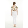 image:imageHawaii Hangover Family Matching Hawaiian Clothes Cream Rafelsia  Family matching Hawaiian outfits Cream Rafelsia lightweight rayon machine washable tropical floral print luaus cruisesWomen Smock Top