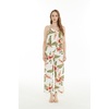 image:imageHawaii Hangover Family Matching Hawaiian Clothes Cream Rafelsia  Family matching Hawaiian outfits Cream Rafelsia lightweight rayon machine washable tropical floral print luaus cruisesWomen V Neck Jumpsuit