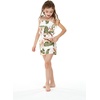 image:imageHawaii Hangover Family Matching Hawaiian Clothes Cream Rafelsia  Family matching Hawaiian outfits Cream Rafelsia lightweight rayon machine washable tropical floral print luaus cruisesGirl Romper