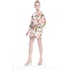 image:imageHawaii Hangover Family Matching Hawaiian Clothes Cream Rafelsia  Family matching Hawaiian outfits Cream Rafelsia lightweight rayon machine washable tropical floral print luaus cruisesWomen Short Poncho
