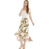 image:imageHawaii Hangover Family Matching Hawaiian Clothes Cream Rafelsia  Family matching Hawaiian outfits Cream Rafelsia lightweight rayon machine washable tropical floral print luaus cruisesWomen Wrap Ruffle Skirt