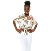 image:imageHawaii Hangover Family Matching Hawaiian Clothes Cream Rafelsia  Family matching Hawaiian outfits Cream Rafelsia lightweight rayon machine washable tropical floral print luaus cruisesWomen Tie Front Shirt