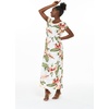 image:imageHawaii Hangover Family Matching Hawaiian Clothes Cream Rafelsia  Family matching Hawaiian outfits Cream Rafelsia lightweight rayon machine washable tropical floral print luaus cruisesWomen Cap Sleeve