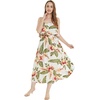 image:imageHawaii Hangover Family Matching Hawaiian Clothes Cream Rafelsia  Family matching Hawaiian outfits Cream Rafelsia lightweight rayon machine washable tropical floral print luaus cruisesWomen Maxi Ruffle