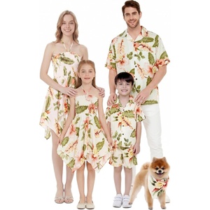 image:imageHawaii Hangover Family Matching Hawaiian Clothes Cream Rafelsia  Family matching Hawaiian outfits Cream Rafelsia lightweight rayon machine washable tropical floral print luaus cruisesWomen Fairy