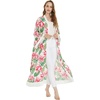 image:imageHawaii Hangover Family Matching Hawaiian Clothes Lotus amp OrchidWomen Maxi Kimono Cardigan