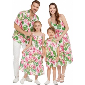 image:imageHawaii Hangover Family Matching Hawaiian Clothes Lotus amp OrchidGirl Maxi Tiered