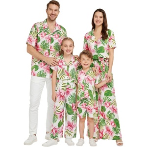 image:imageHawaii Hangover Family Matching Hawaiian Clothes Lotus amp OrchidGirl Wide Leg Jumpsuit