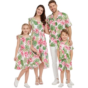 image:imageHawaii Hangover Family Matching Hawaiian Clothes Lotus amp OrchidWomen Wrap Ruffle
