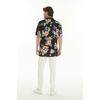 image:imageMatchable Couple Hawaiian Shirt or Wrap Dress Signature Prints HibiscusMen Hibiscus Black