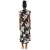 image:imageMatchable Couple Hawaiian Shirt or Wrap Dress Signature Prints HibiscusMen Hibiscus Black