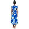image:imageMatchable Couple Hawaiian Shirt or Wrap Dress Signature Prints HibiscusMen Hibiscus Blue