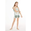 image:imageWispy Cereus Light Blue Family Matching Hawaiian ClothesGirl Romper