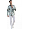 image:imageWispy Cereus Light Blue Family Matching Hawaiian ClothesMen Long Sleeve