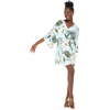image:imageWispy Cereus Light Blue Family Matching Hawaiian ClothesWomen Kimono Cardigan