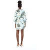 image:imageWispy Cereus Light Blue Family Matching Hawaiian ClothesWomen Kimono Cardigan
