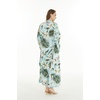 image:imageWispy Cereus Light Blue Family Matching Hawaiian ClothesWomen Maxi Kimono Cardigan