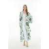 image:imageWispy Cereus Light Blue Family Matching Hawaiian ClothesWomen Maxi Kimono Cardigan