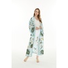 image:imageWispy Cereus Light Blue Family Matching Hawaiian ClothesWomen Maxi Kimono Cardigan