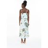image:imageWispy Cereus Light Blue Family Matching Hawaiian ClothesWomen Short Maxi Ruffle