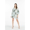 image:imageWispy Cereus Light Blue Family Matching Hawaiian ClothesWomen Short Poncho